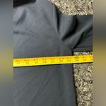 ZARA W&B Collection Navy & Grey Drop Waist Ruffle Hem Dress Size Large L Photo 4