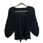 EXPRESS  Square Neck Puff Sleeve Bohemian Blouse Photo 0