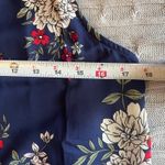 Miami  Women’s Navy Blue Floral Sleeveless Dress Sz Medium Photo 9