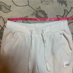 Alo Yoga Muse Sweatpants Womens size xs ivory joggers set white ribbed Photo 6