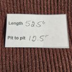 Jolie & Joy Brown Ribbed Knit Bodycon One Photo 1