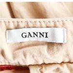Ganni  tan ruffle pinafore jumpsuit size XS Photo 6