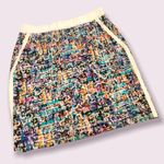 Etcetera  colorful mini knee length skirt women’s‎ size 4 Photo 1