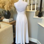 Lovers + Friends  Catalina Pleaded White MIDI Dress Size Small Photo 5