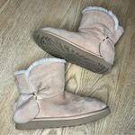 UGG  Classic Mini Twist Ankle Boots Suede Fur Lined Blush Pink Women’s Size 8 Photo 7