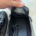 ZARA  Faux Patent Leather Solid Black Chunky Sole Loafers Photo 4