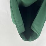 Lou & grey Stretch Woven Forest Green Sleeveless Zip Neck Mini Dress Size S Photo 6