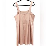 J.Crew  NWT $168 Square Neck A-Line Lined  Blush‎ Dress in Gramercy Twill Size 12 Photo 2
