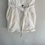 Anthropologie Avec Les Filles  White Denim Romper Size Small  Photo 2