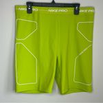 Nike Pro Women's High Rise Tight Fit 7" Atomic Green Plus Size Short Size XXL Photo 1