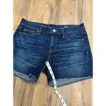 J.Crew NWOT INDIGO DENIM Women's Distressed Low Rise Frayed Hem Denim Shorts 26 Photo 7