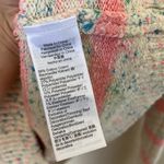 J.Crew  pink and cream confetti striped cardigan sweater Photo 8