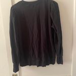 Summersalt  The Softest French Terry Puff Sleeve Pulloverblack size large Photo 9