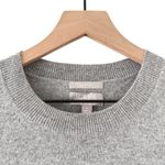 J.Crew  Cashmere Classic Fit Crew Neck Sweater Grey Sz S Photo 6