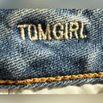 American Eagle Stretch Tomgirl mid rise button fly jeans size 10 Photo 9