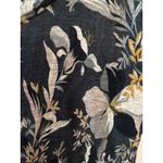 Rachel Zoe  Floral Linen Blend Cap Sleeve Button Back Top Womens Large Photo 1