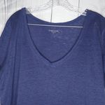 Eileen Fisher 100% Linen Jersey Slouchy V-Neck Boxy T- Shirt NWT Photo 1