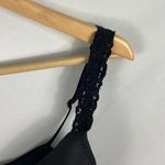 Natori Body Double Lace Trim Bra Black Size 34D Photo 2