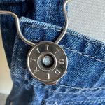 Vintage 90s Denim Shortalls – Size M – Dark Wash Cotton Overalls Blue Size M Photo 5