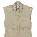 IRO  Paris Utility Romper Sleeveless Yellow Linen Blend Size 38 Photo 1