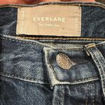 Everlane CHEEKY CROP DISTRESSED DENIM BLUE JEANS 24 Photo 4