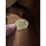 Justin Vintage 1980s Jacob’s Authentic Cream Brown Leather Cowhide Women’s Handbag Photo 4