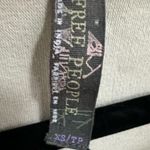 Free People  Dreamy Blue Floral Patchwork Dress Cream Appliqué Beaded Bodice XS Photo 9