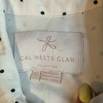 Gal Meets Glam GLAM MEETS GAL POLKA DOT LONG SLEEVE MIDI SHIRTDRESS IN LIGHT PINK SIZE 2 Photo 8