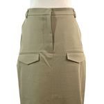 NANUSHKA Edena Skirt in Pebble Large New Womens Long Maxi Chinos Khaki Tan Photo 8