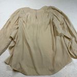 See By Chloe Beige Silk Blend Long Sleeve Tie Neck Blouse Top Portugal US 2 (34) Photo 7