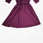 1970s Vintage Burgundy Fit and Flare Semi Photo 3