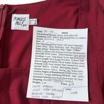 Princess Polly  Maroon Lined A-line Wrap Around Dress Women Size 8 | 40-24 Photo 5