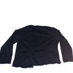 Chico's Women's Black Textured Open Jacket Size 2 Photo 2