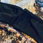 ASTR  The Label Yvette Sequin‎ Print Bodysuit NWT Large Photo 11