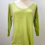 J.Crew green V neck Photo 0
