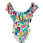 Lauren Ralph Lauren Off The Shoulder Tummy Control One Piece Swimsuit US 14 Photo 0