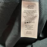 Eddie Bauer  Shirt Womens Medium Henley Blue Waffle Knit Long Sleeve Thermal Photo 3