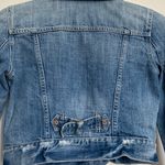 American Eagle AE cropped distressed jean jacket Photo 3