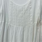 Buckle peach royal  white cold shoulder blouse boho size small Photo 3