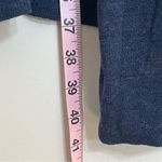 J. Jill Love Linen Cardigan Sweater Navy Blue Open Front Long Sleeve Size Small Photo 7