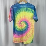 Colortone Large Pastel Tie Dye Virginia Travel Graphic Tee Shirt Yellow Photo 1