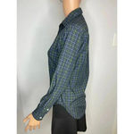 Frank & Eileen women’s plaid shirt size XS Green/Blue Photo 3