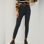 Anthropologie Pilcro Gold Shimmer High-Rise Denim Leggings Jeans Blue 32 Photo 1