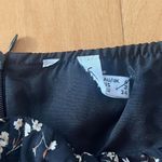 Princess Polly dyer sheer long sleeve black and yellow floral dress Photo 3