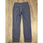 Lysse  Women Slimming Crop Pants Small Blue White Striped Shapeware Zipper Ankle Photo 4