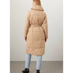 Ellen Tracy Camel Pillow Cowat SMALL Puffer Warm Quilted Trench Designer $296 Photo 2