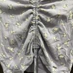 Hollister  Lavender Floral V-Neck Long Sleeve Baby Tee Size M Photo 2