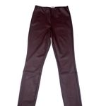 Good American  Better Than Leather Malbec Faux Leather High Rise Leggings Photo 5