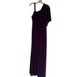 NWT R & M richards Jumpsuit with Overlay and Draped Sleeves PLUM SZ Photo 6