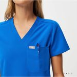 FIGS  Catarina Women's Scrub Top‎ Blue Medical Nurse Doctor Healthcare Medium Photo 10